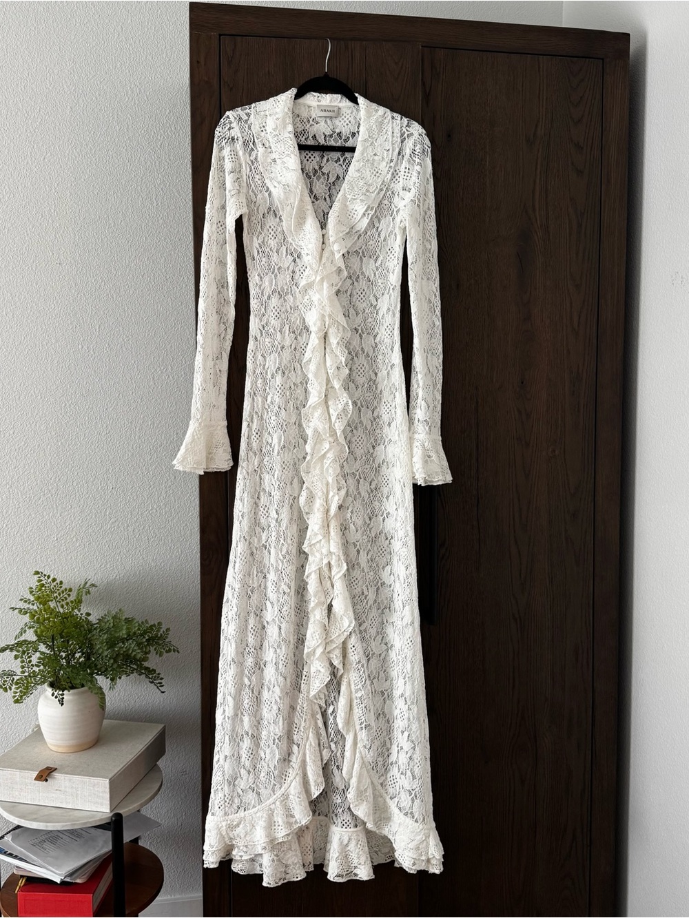 Arakii Lily Maxi Dress White